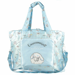 Japan Sanrio Travel Folding Boston Bag - Cinnamoroll : Sky Party Blue