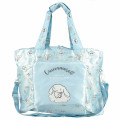 Japan Sanrio Travel Folding Boston Bag - Cinnamoroll : Sky Party Blue - 1