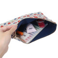 Japan Miffy Jacquard Cosmetic Flat Pouch - Miffy : Grey Tulip - 3