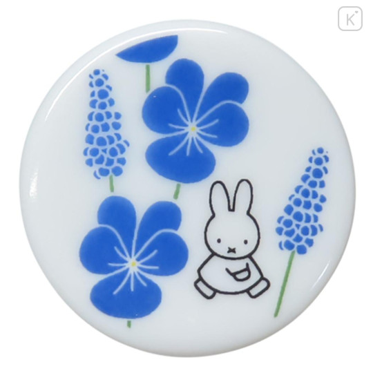 Japan MIffy Chopstick Rest - Blue Flower Pattern - 1