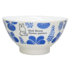 Japan Miffy Rice Bowl - Miffy : Blue Flower Pattern