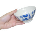 Japan Miffy Rice Bowl - Miffy : Blue Flower Pattern - 2