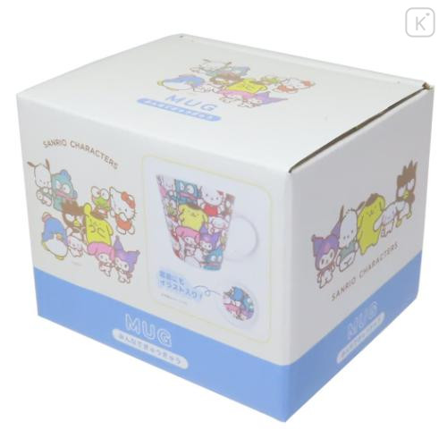 Japan Sanrio Ceramic Mug - Characters Everyone's Together - 5