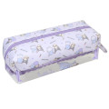 Japan Sanrio Pen Pouch Pencil Case - Kuromi : Half Clear - 2