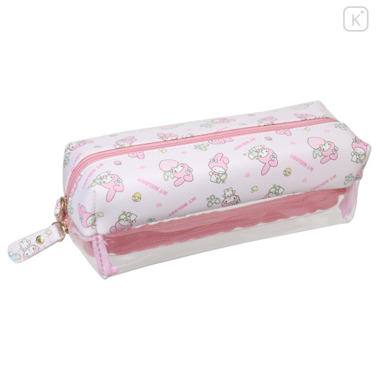 Japan Sanrio Pen Pouch Pencil Case - My Melody : Half Clear - 2