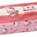 Japan Sanrio Pen Pouch Pencil Case - Hello Kitty : Half Clear - 4
