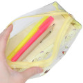 Japan Sanrio Pen Pouch Pencil Case - Pompompurin : Half Clear - 3