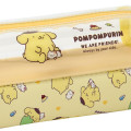 Japan Sanrio Pen Pouch Pencil Case - Pompompurin : Half Clear - 4
