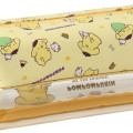 Japan Sanrio Pen Pouch Pencil Case - Pompompurin : Half Clear - 5