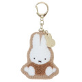 Japan Miffy Sagara Embroidery Keychain - Miffy : Light Brown - 1