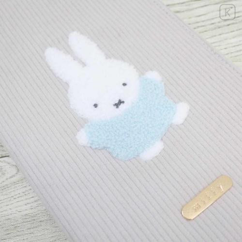Japan Miffy Medicine Handbook Travel Passport Case - Miffy : Light Grey - 5