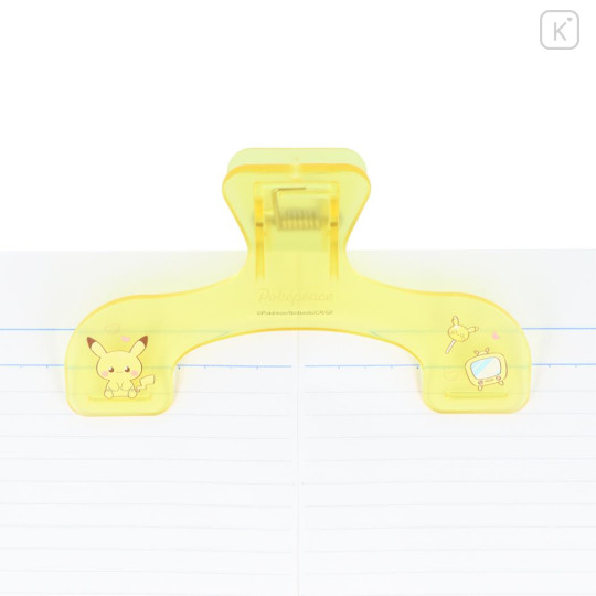 Japan Pokemon Ukanmuri Book Clip - Pikachu : Pokepeace Yellow - 3