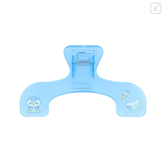 Japan Pokemon Ukanmuri Book Clip - Piplup : Pokepeace Blue - 1