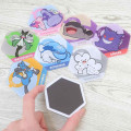 Japan Pokemon Magnet - Snorlax : Honeycomb - 2