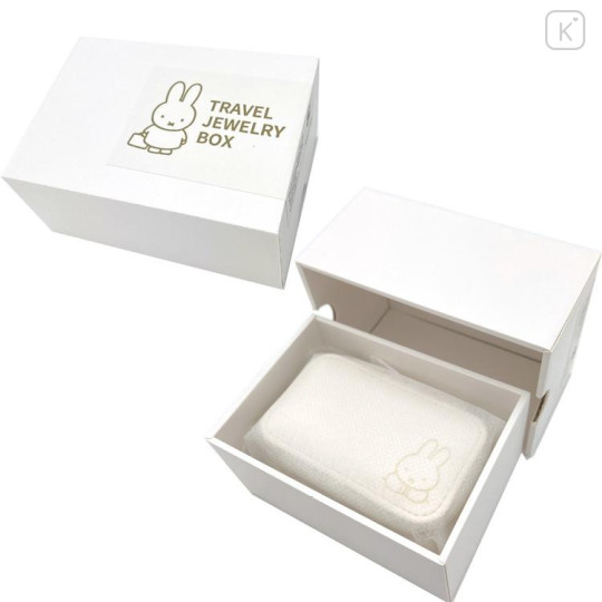 Japan Miffy Jewelry Box (S) With Mirror - Miffy : White Gold - 5