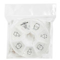 Japan Miffy Small Case 7-Compartment - Boris & Miffy : Translucent White - 1