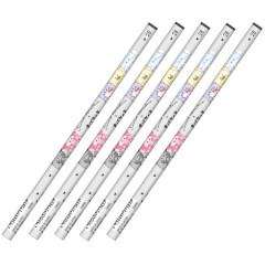 Japan Sanrio × Obakenu 2B Pencil 5pcs Set - Characters Angel & Devil