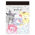 Japan Sanrio × Obakenu Mini Notepad - Characters Angel & Devil - 1