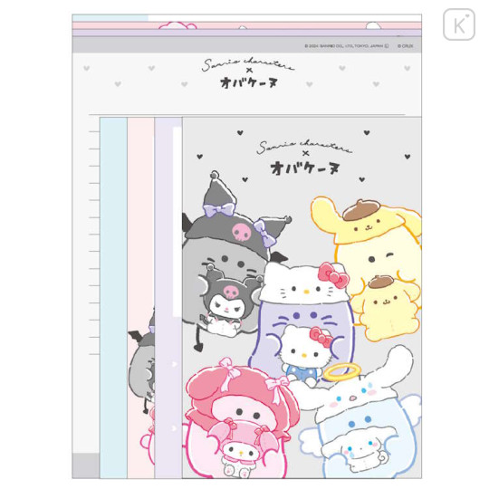 Japan Sanrio × Obakenu Letter Envelope Set - Characters Angel & Devil - 1