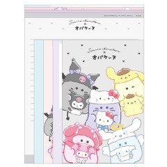 Japan Sanrio × Obakenu Letter Envelope Set - Characters Angel & Devil