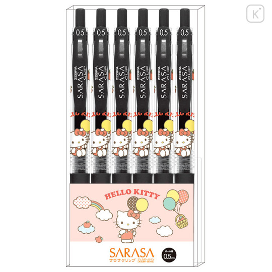 Japan Sanrio Sarasa Clip Gel Pen Set - Hello Kitty : Party Time - 1