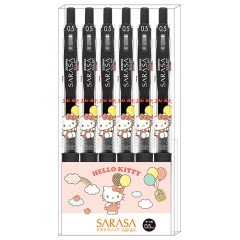 Japan Sanrio Sarasa Clip Gel Pen Set - Hello Kitty : Party Time