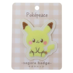 Japan Pokemon Sagara Embroidery Badge - Pikachu