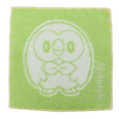 Japan Pokemon Mini Towel Handkerchief - Rowlet : Plain Color