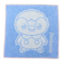 Japan Pokemon Mini Towel Handkerchief - Piplup : Plain Color