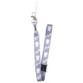 Japan Miffy Neck Strap - Miffy : Purple White Flower - 1