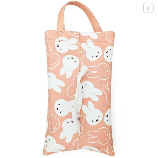 Japan Miffy Car Tissue Holder - Miffy : Orange Pink - 1