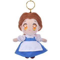 Japan Disney Store Tiny Princess Plush Keychain - Belle Ver.2