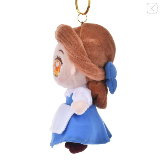 Japan Disney Store Tiny Princess Plush Keychain - Belle Ver.2 - 2