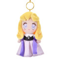 Japan Disney Store Tiny Princess Plush Keychain - Sleeping Beauty Aurora Ver.2 - 1