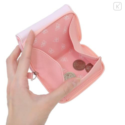 Japan Sanrio Trifold Wallet - Hello Kitty : Flower - 4