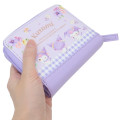 Japan Sanrio Bifold Wallet - Kuromi : Flower - 2