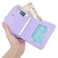 Japan Sanrio Bifold Wallet - Kuromi : Flower - 3