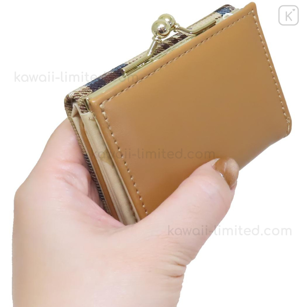 Japan Pokemon Trifold Wallet - Pikachu : Glen Gingham Yellow Japan Pokemon Trifold Wallet - Pikachu : Glen Gingham Yellow