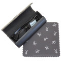 Japan Pokemon Glasses Case - Eevee : Blacky Glen Gingham - 2