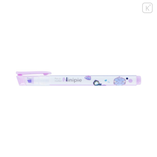 Japan Pokemon Ninipie Color Pen & Highlighter - Espurr : Pokepeace Purple - 1