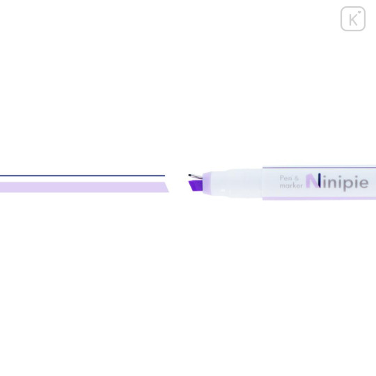 Japan Pokemon Ninipie Color Pen & Highlighter - Espurr : Pokepeace Purple - 3