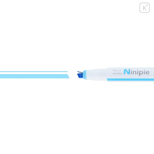 Japan Pokemon Ninipie Color Pen & Highlighter - Piplup : Pokepeace Blue - 3
