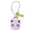 Japan Pokemon Mini Mascot Padlock Keychain - Jigglypuff - 1