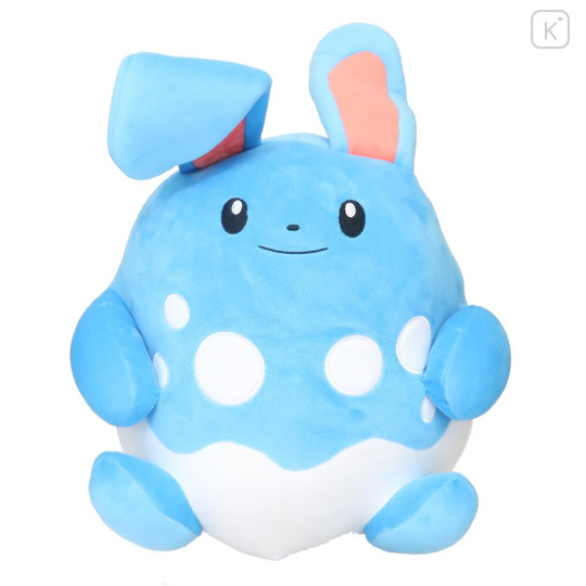 Japan Pokemon Potehug Cushion Plush Toy - Marill - 1