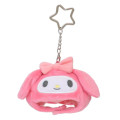 Japan Sanrio Fluffy Keychain - My Melody : Costume Head - 1