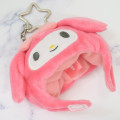 Japan Sanrio Fluffy Keychain - My Melody : Costume Head - 3