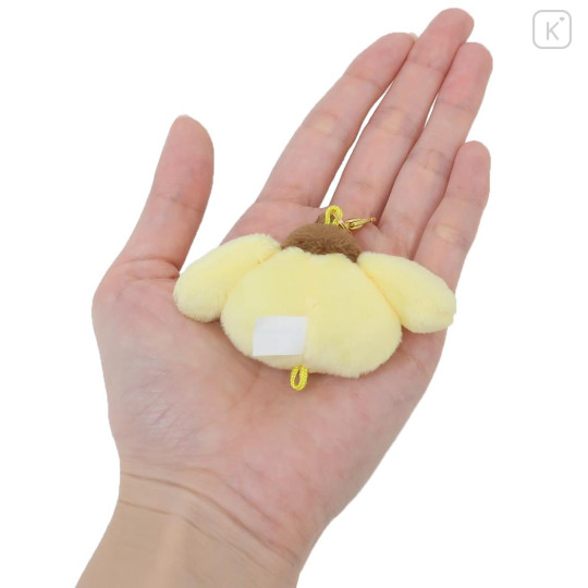 Japan Sanrio Connectable Fluffy Keychain - Pompompurin - 2