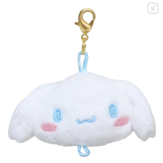 Japan Sanrio Connectable Fluffy Keychain - Cinnamoroll - 1