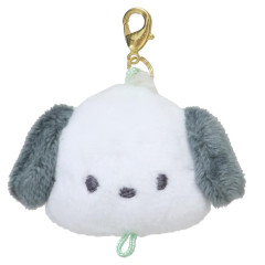 Japan Sanrio Connectable Fluffy Keychain - Pochacco