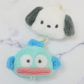 Japan Sanrio Connectable Fluffy Keychain - Pochacco - 3